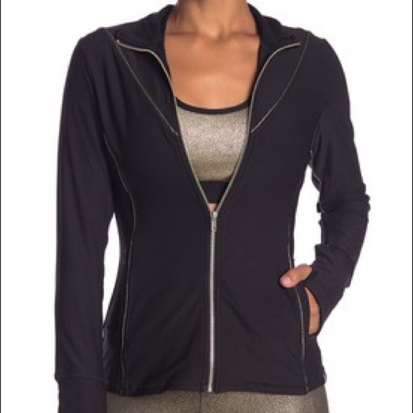 X By Gottex Metallic Line Fitted Jacket - Picture 3 of 9